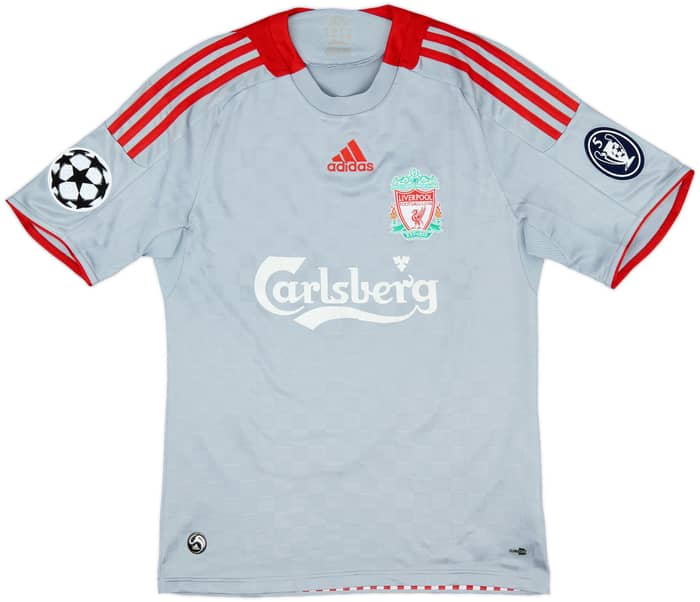 2008-09 Liverpool Away Shirt Gerrard #8 - 6/10 - (L.Boys)