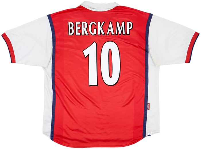 1998-99 Arsenal Home Shirt Bergkamp #10 - 6/10 - (XXL)