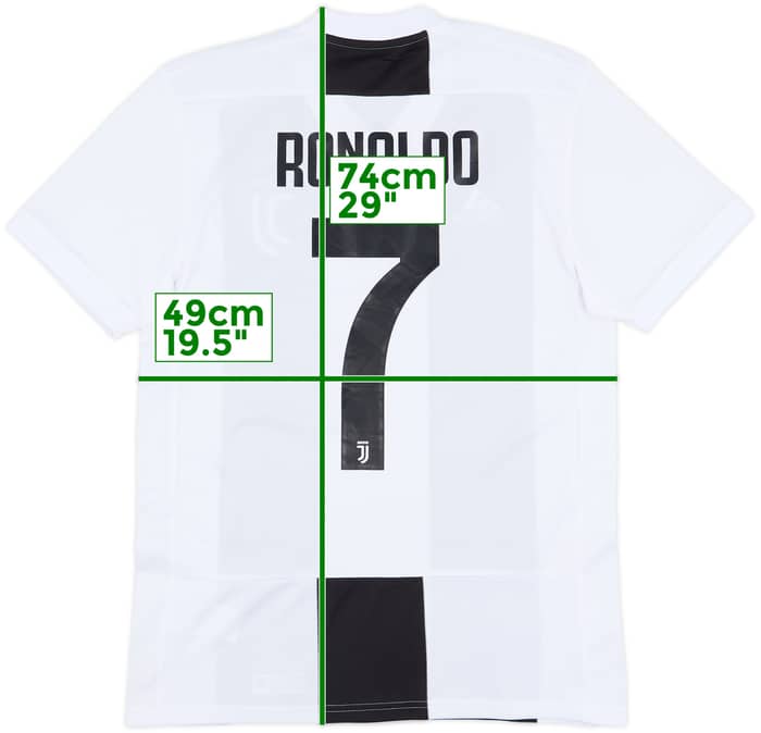 2018-19 Juventus Home Shirt Ronaldo #7 - 9/10 - (S)