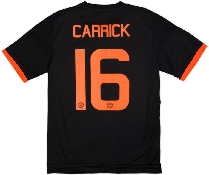 2015-16 Manchester United Third Shirt Carrick #16 - 9/10 - (M)