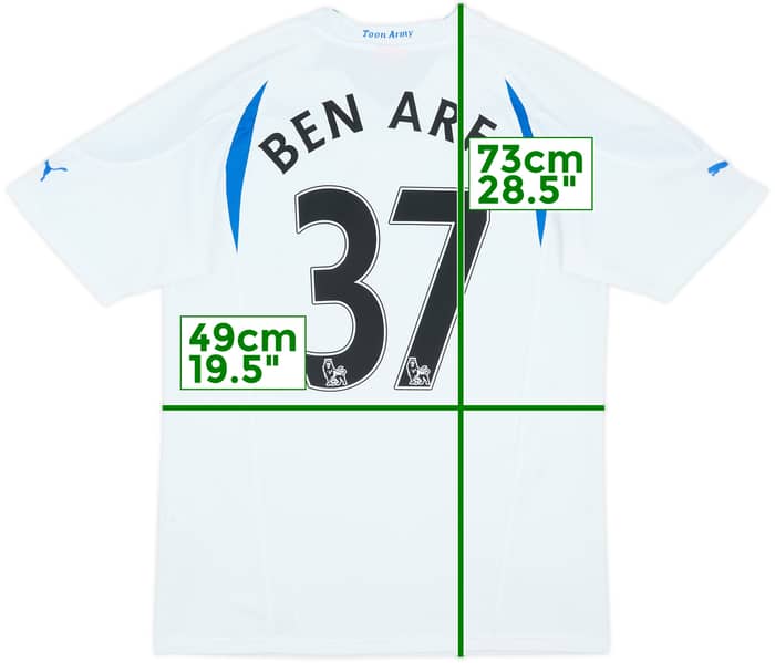2010-11 Newcastle Third Shirt Ben Arfa #37 - 7/10 - (M)