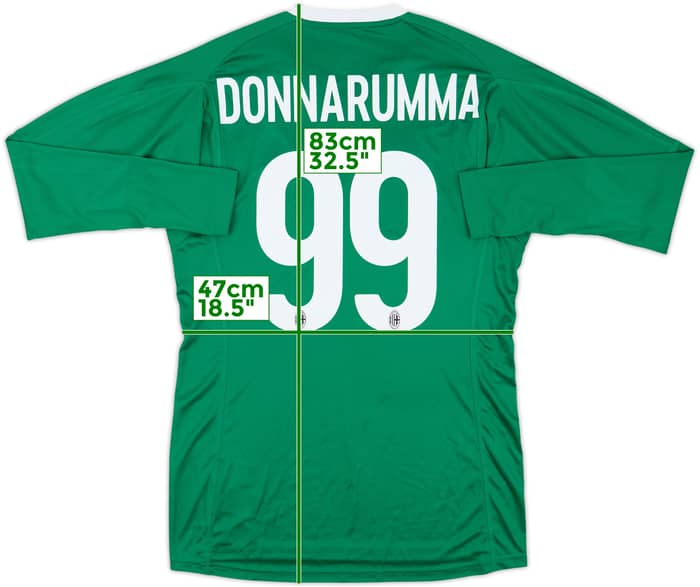 2017-18 AC Milan GK Shirt Donnarumma #99 - 10/10 - (M)