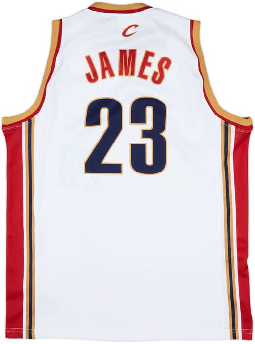 2003-10 Cleveland Cavaliers James #23 Champion Home Jersey - 8/10 - (L)