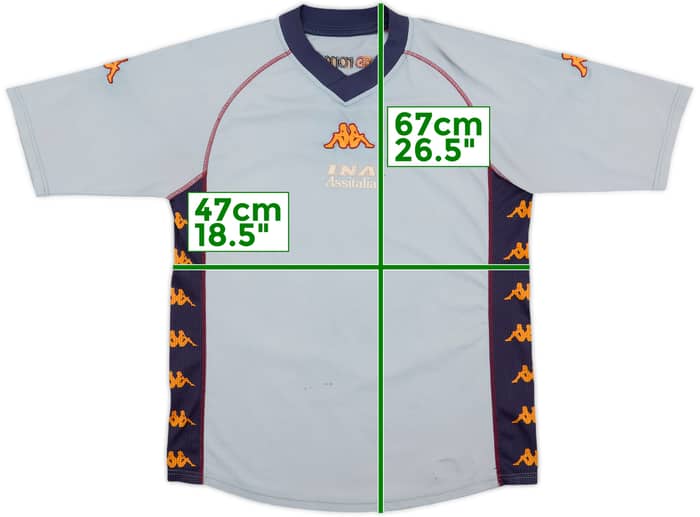 2000-01 Roma Kappa Training Shirt - 6/10 - (M)