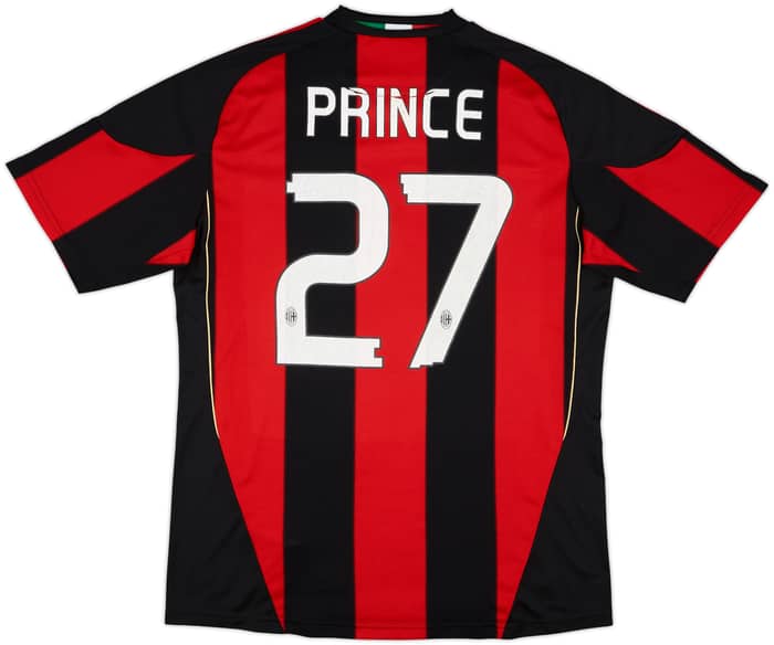 2010-11 AC Milan Home Shirt Prince #27 - 6/10 - (L)
