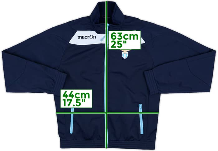 2014-15 Lazio Macron Track Jacket - 8/10 - (L.Boys)