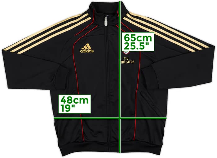 2010-11 AC Milan adidas Track Jacket - 9/10 - (L.Boys)