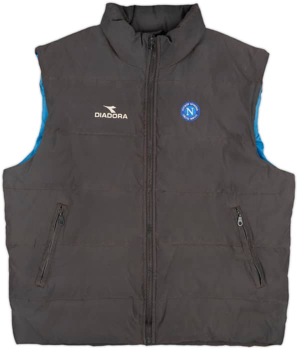 2002-03 Napoli Diadora Padded Gilet - 8/10 - (XL)