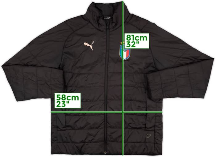 2018-19 Italy Puma Padded Bench Coat - 7/10 - (L)