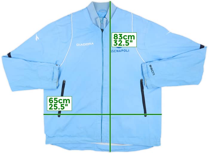 2006-08 Napoli Diadora Track Jacket - 6/10 - (XXL)