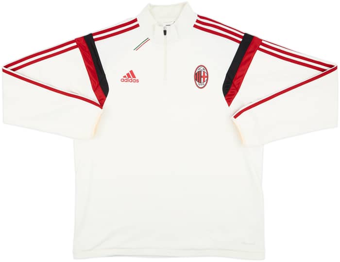 2014-15 AC Milan adidas 1/4 Zip Drill Top - 7/10 - (XL)