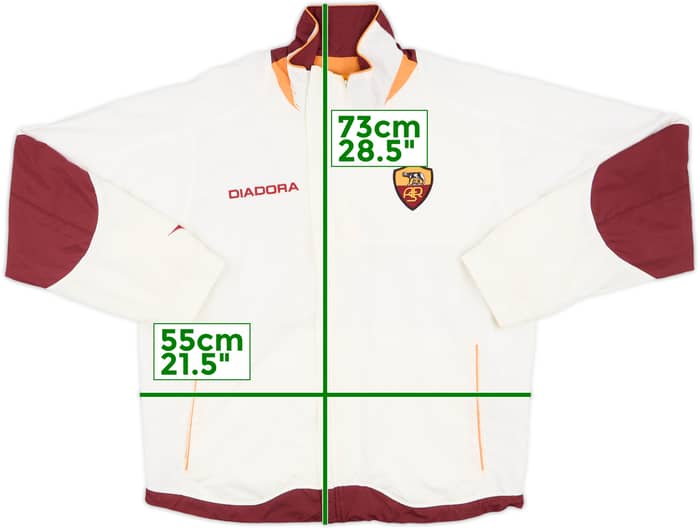 2005-06 Roma Diadora Track Jacket - 8/10 - (M)