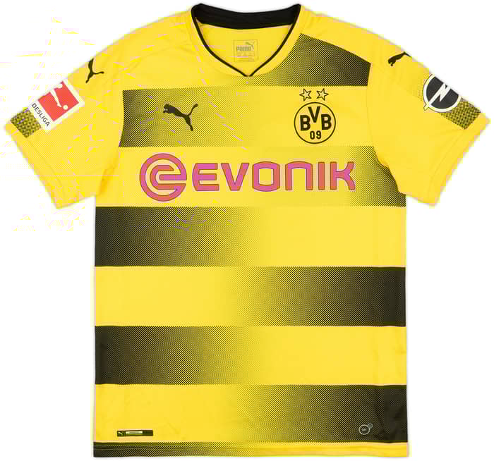 2017-18 Borussia Dortmund Home Shirt Pulisic #22 - 8/10 - (M)