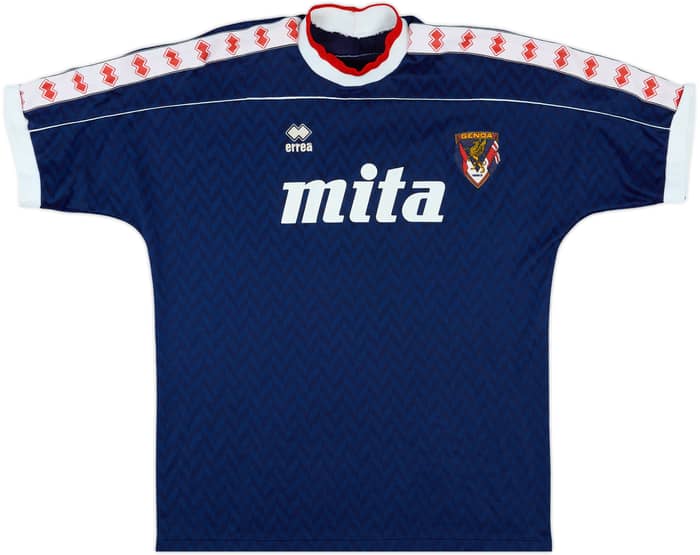 1991-92 Genoa Errea Training Shirt - 8/10 - (L)