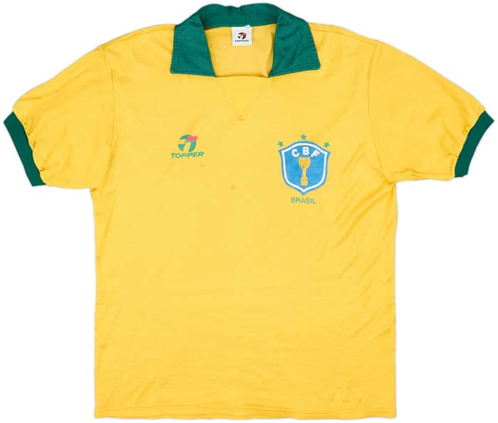 1985-88 Brazil Home Shirt - 5/10 - (L)