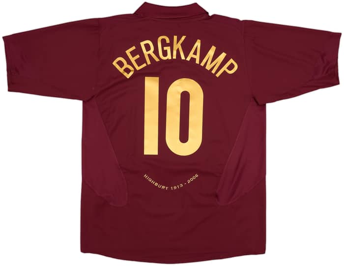 2005-06 Arsenal Home Shirt Bergkamp #10 - 10/10 - (XL)
