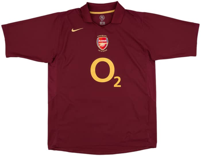 2005-06 Arsenal Home Shirt Bergkamp #10 - 10/10 - (XL)
