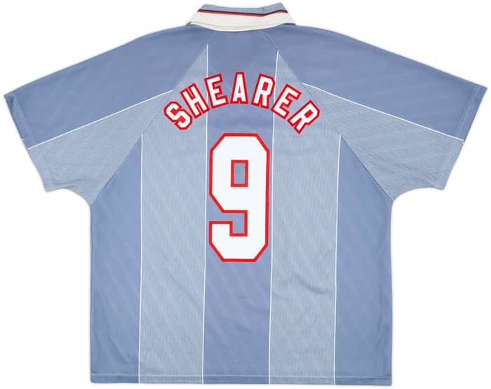 1996-97 England Away Shirt Shearer #9 - 8/10 - (XXL)
