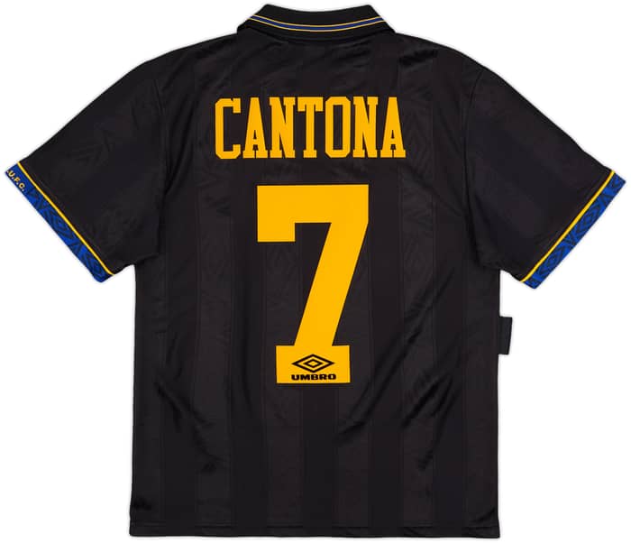 1993-95 Manchester United Away Shirt Cantona #7 - 9/10 - (S)