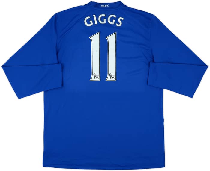2008-09 Manchester United L/S Third Shirt Giggs #11 - 5/10 - (L)