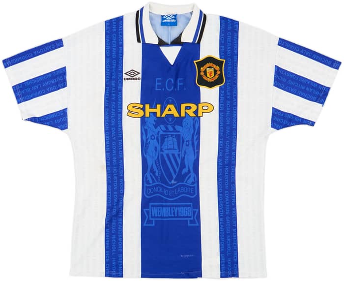 1994-96 Manchester United Third Shirt Cole #17 - 5/10 - (XL)