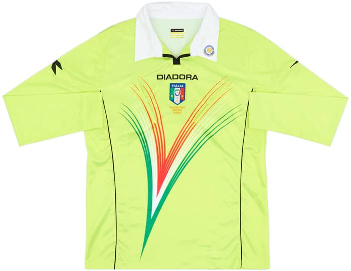 2011-12 Italy Diadora Centenary Referee L/S Shirt - 9/10 - (M)