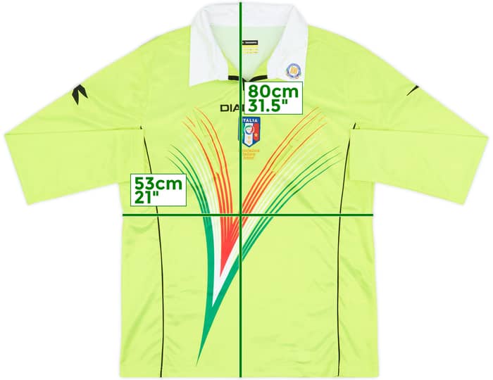 2011-12 Italy Diadora Centenary Referee L/S Shirt - 9/10 - (M)