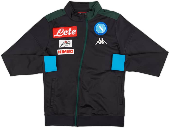 2018-19 Napoli Kappa Track Jacket - 8/10 - (L.Boys)