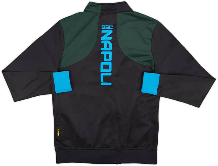 2018-19 Napoli Kappa Track Jacket - 8/10 - (L.Boys)