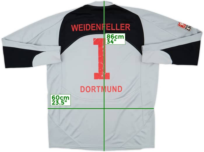 2004-05 Borussia Dortmund GK Shirt Weidenfeller #1 - 5/10 - (XXL)