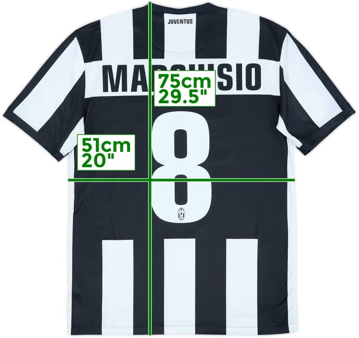 2012-13 Juventus Home Shirt Marchisio #8 - 9/10 - (M)