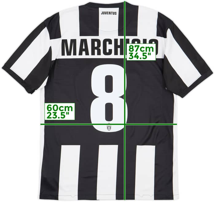 2012-13 Juventus Home Shirt Marchisio #8 - 6/10 - (M)