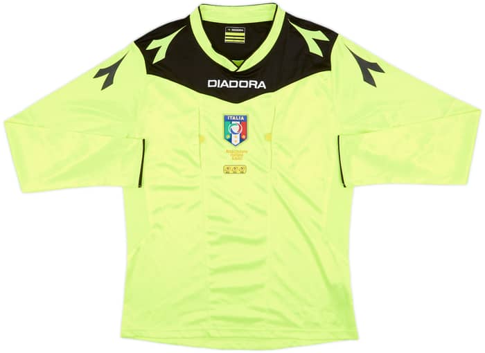 2015-16 Italy Diadora Referee L/S Shirt - 9/10 - (XS)