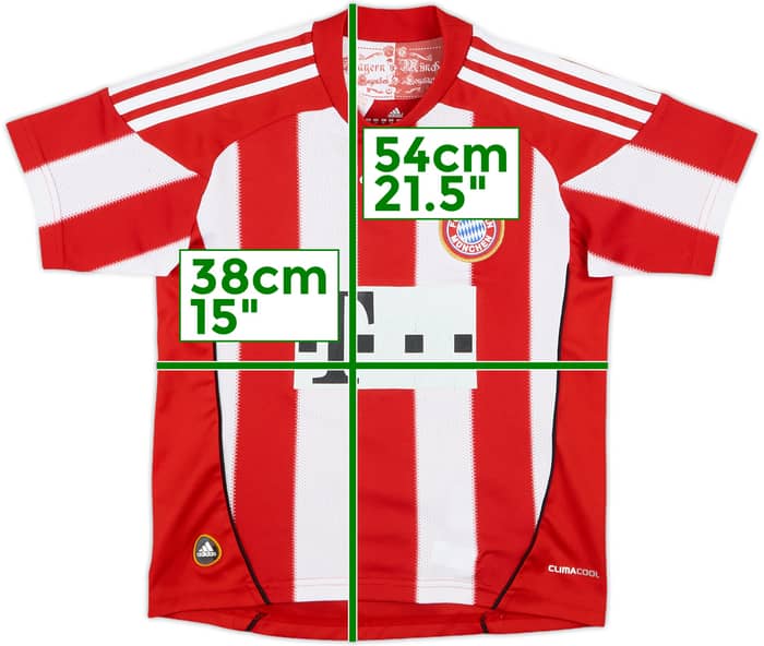 2010-11 Bayern Munich Home Shirt - 7/10 - (7-8 Years)