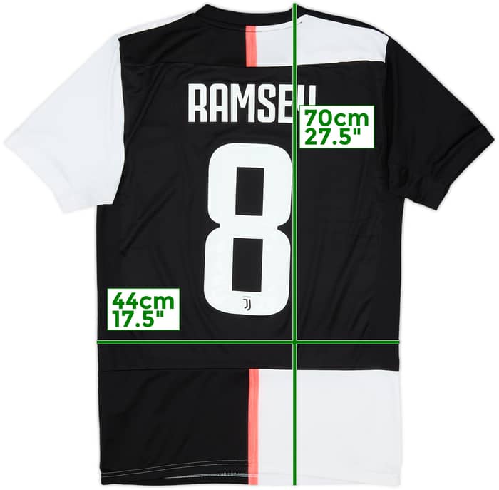 2019-20 Juventus Home Shirt Ramsey #8 - 8/10 - (M)