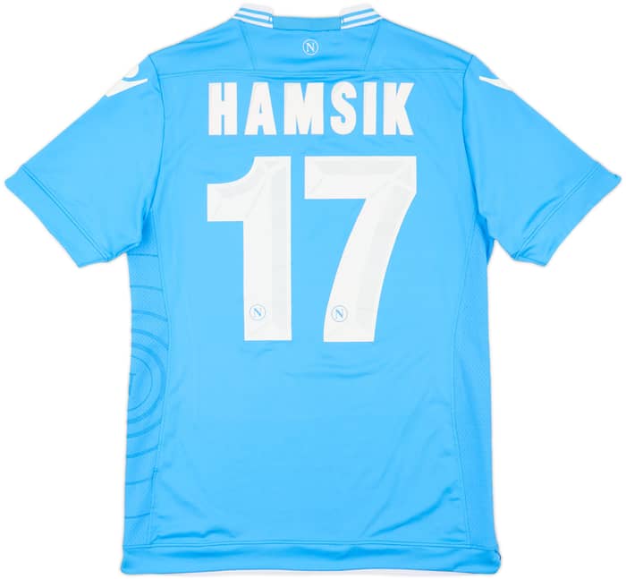 2013-14 Napoli Home Shirt Hamsik #17 - 4/10 - (XL)