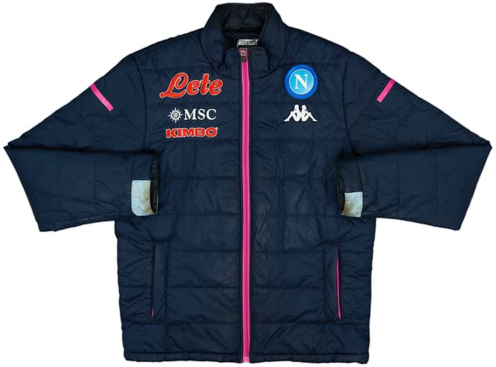 2020-21 Napoli Kappa Padded Bench Coat - 7/10 - (L)