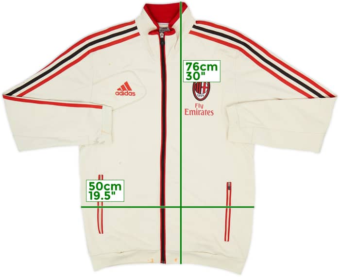 2012-13 AC Milan adidas Track Jacket - 4/10 - (M)
