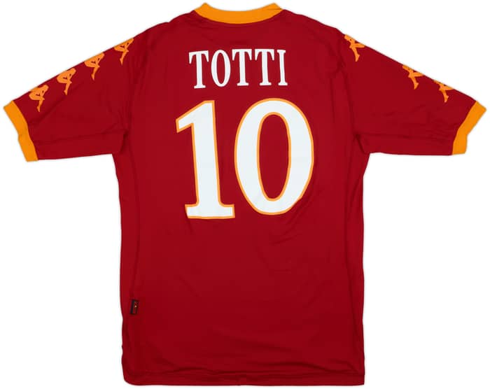 2010-11 Roma Home Shirt Totti #10 - 8/10 - (XXL)