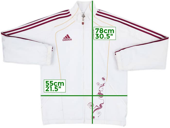 2010-11 Lyon adidas Track Jacket - 5/10 - (S/M)