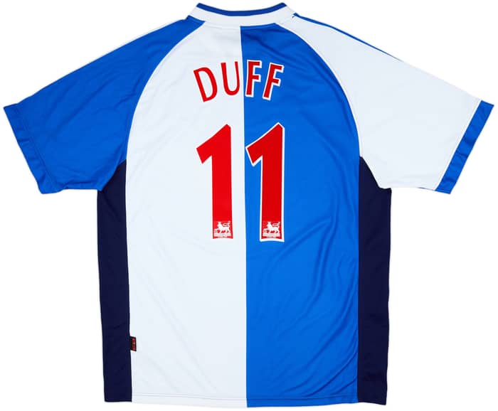 2000-02 Blackburn Rovers Home Shirt Duff #11 - 8/10 - (XXL)
