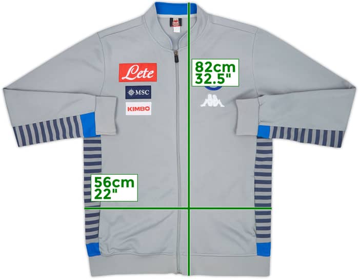 2015-16 Napoli Macron Track Jacket - 4/10 - (XL)