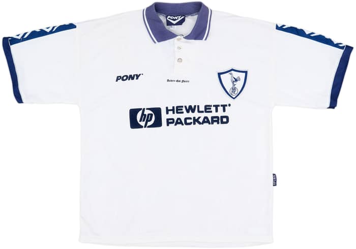 1995-97 Tottenham Home Shirt Sheringham #10 - 6/10 - (L)