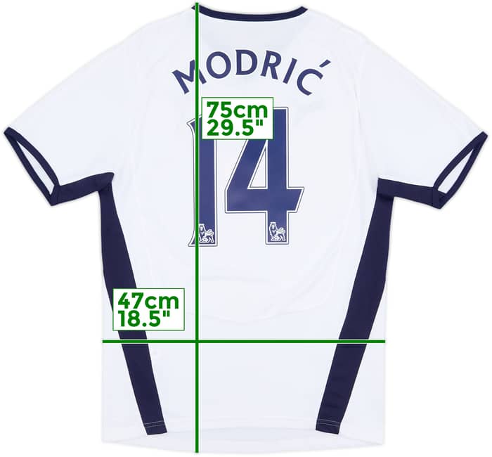2008-09 Tottenham Home Shirt Modric #14 - 8/10 - (S)