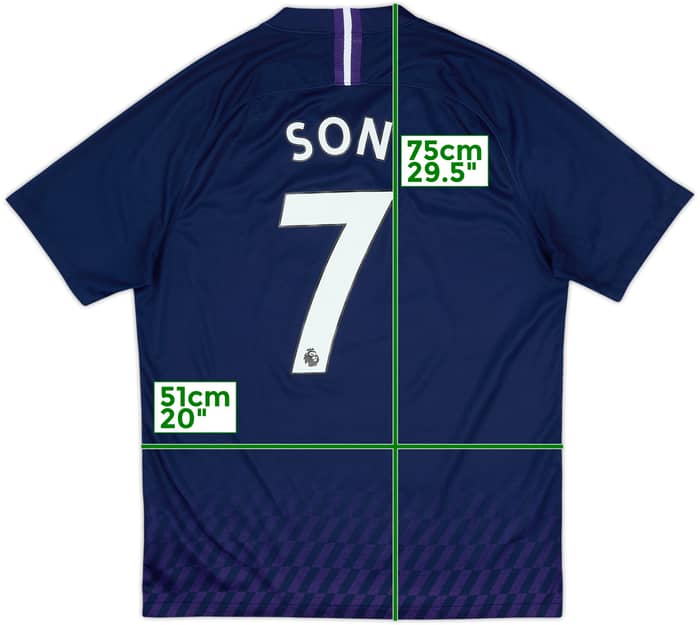 2019-20 Tottenham Away Shirt Son #7 - 8/10 - (L)
