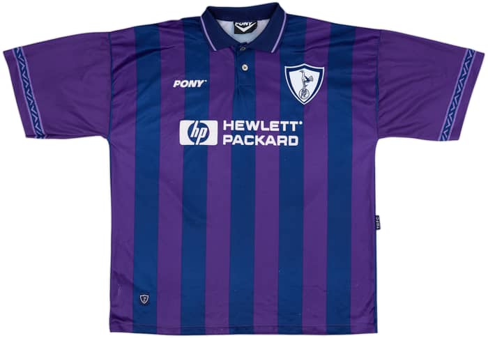 1995-97 Tottenham Away Shirt Sheringham #10 - 6/10 - (XXL)