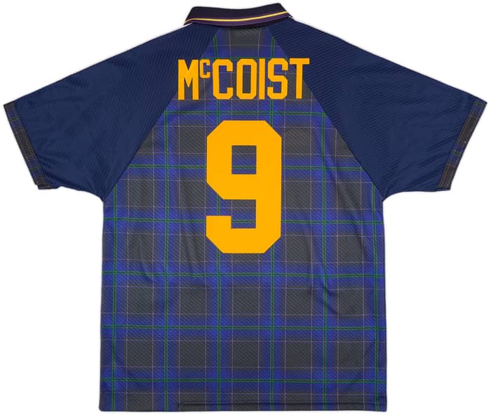 1994-96 Scotland Home Shirt McCoist #9 - 9/10 - (L)