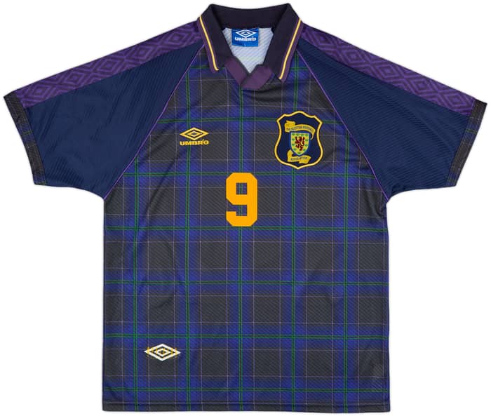 1994-96 Scotland Home Shirt McCoist #9 - 9/10 - (L)