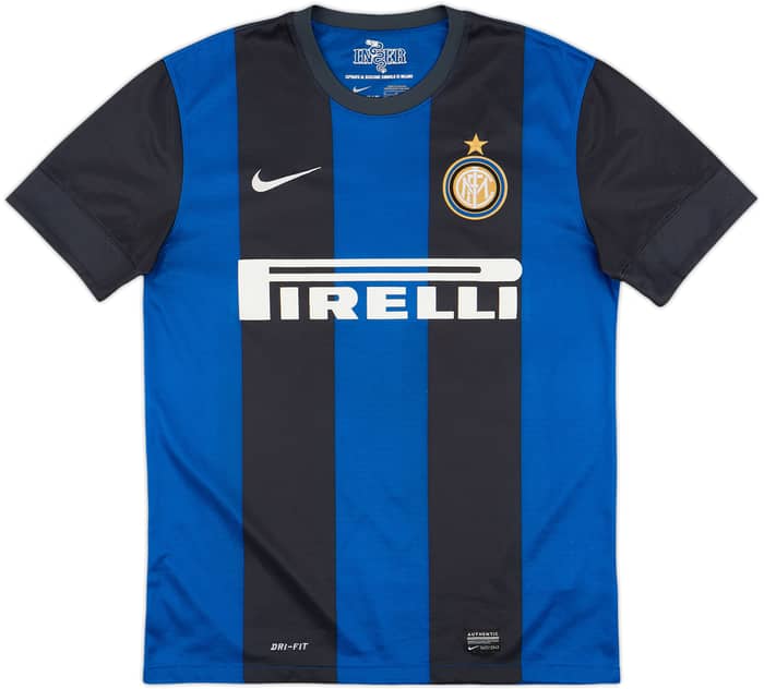 2012-13 Inter Milan Home Shirt Zanetti #4 - 8/10 - (M)