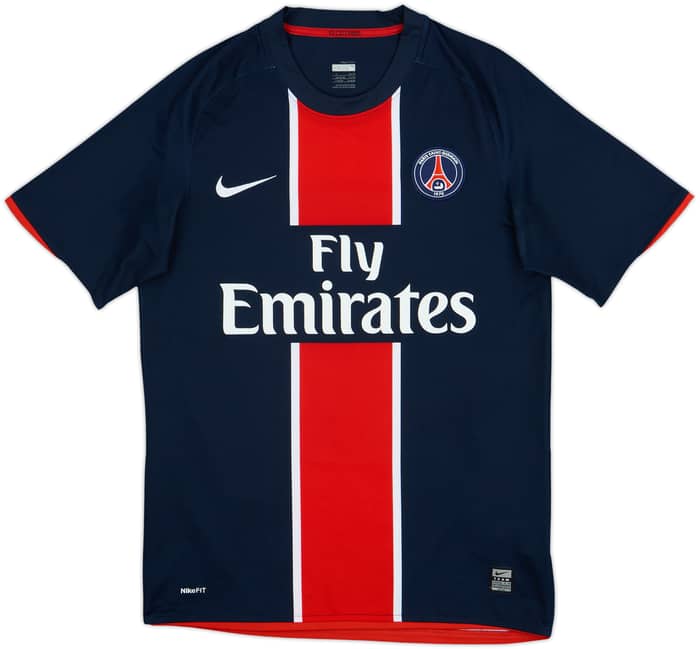 2008-09 Paris Saint-Germain Home Shirt Makelele #4 - 7/10 - (S)